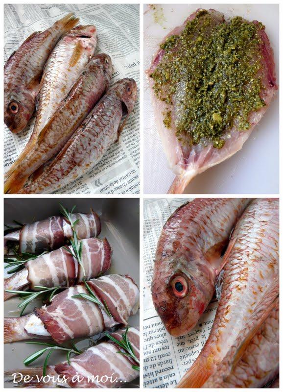 Rougets farcis au Pistou Rougets farcis au Pistou