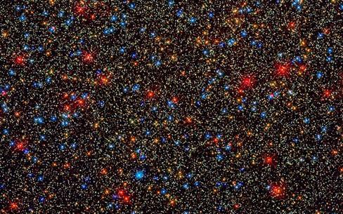 very small region inside the globular cluster Omega Centauri