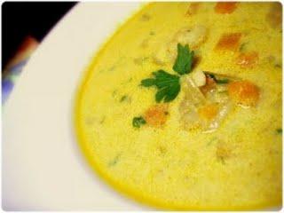 Soupe veloutée aux crevettes Soupe veloutée aux crevettes