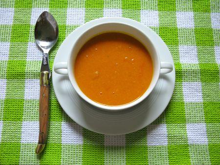 Velouté au potimarron et au saumon IMG_4089