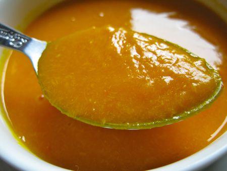 Velouté au potimarron et au saumon IMG_4097