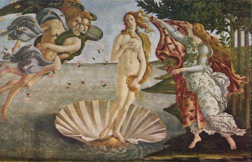 Botticelli - La naissance de Vénus, vers 1485