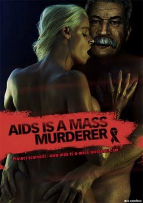 Hitler, Saddam, Staline en couverture pour la journée mondiale du Sida (Aids)
