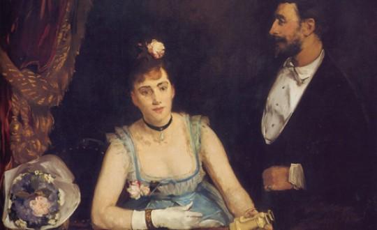 DR  Une Loge au théâtre des Italiens (1874), une peinture d'Eva Gonzales.