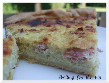 ≈ QUICHE OIGNONS BACON ET COMTÉ ≈ ≈ QUICHE OIGNONS BACON ET COMTÉ ≈