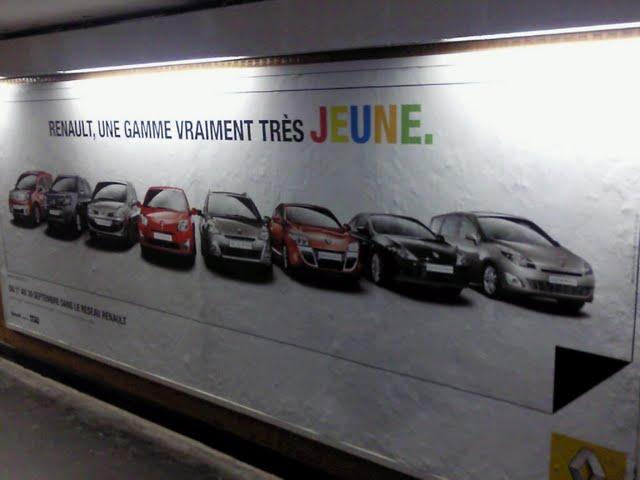 Quand Renault se paye l'affiche