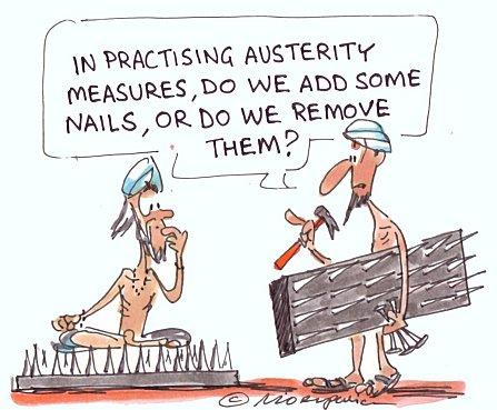 Quand les mesures d'austérité touchent les ministres