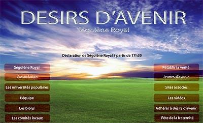Propositions de sites pour Ségolène Royal