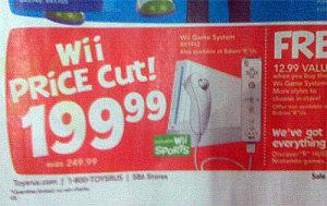 La baisse de prix de la Wii confirmée par Nintendo