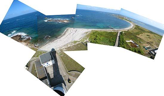 Du haut du phare de l'île de Sein Du haut du phare de l'île de Sein