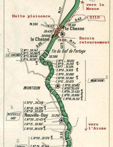 Belle marche arrière du BRAZZA au CHESNE Belle marche arrière du BRAZZA au CHESNE
