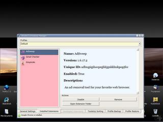 Google Chrome 4 - Chrome Extensions Manager