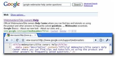 Astuces comment Google utilise les balise “mots clés” META dans les résultats de recherche Web