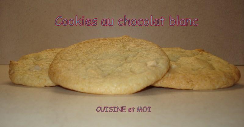 Cookies aux chocolat blanc