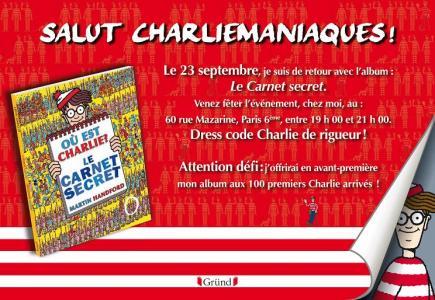 Où est Charlie ? Déguisez-vous et gagner son album