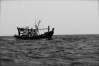 Mer de Chine, un bateau de pêche Mer de Chine, un bateau de pêche