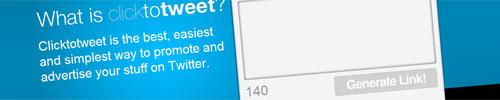 outils-web-clicktotweet Creation de mini URL