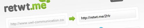 retwt.me Tiny URL