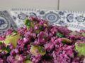 Salade de fleurs de chou violet Salade de fleurs de chou violet