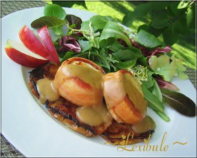 Tournedos de poulet, sauce à l'arachide