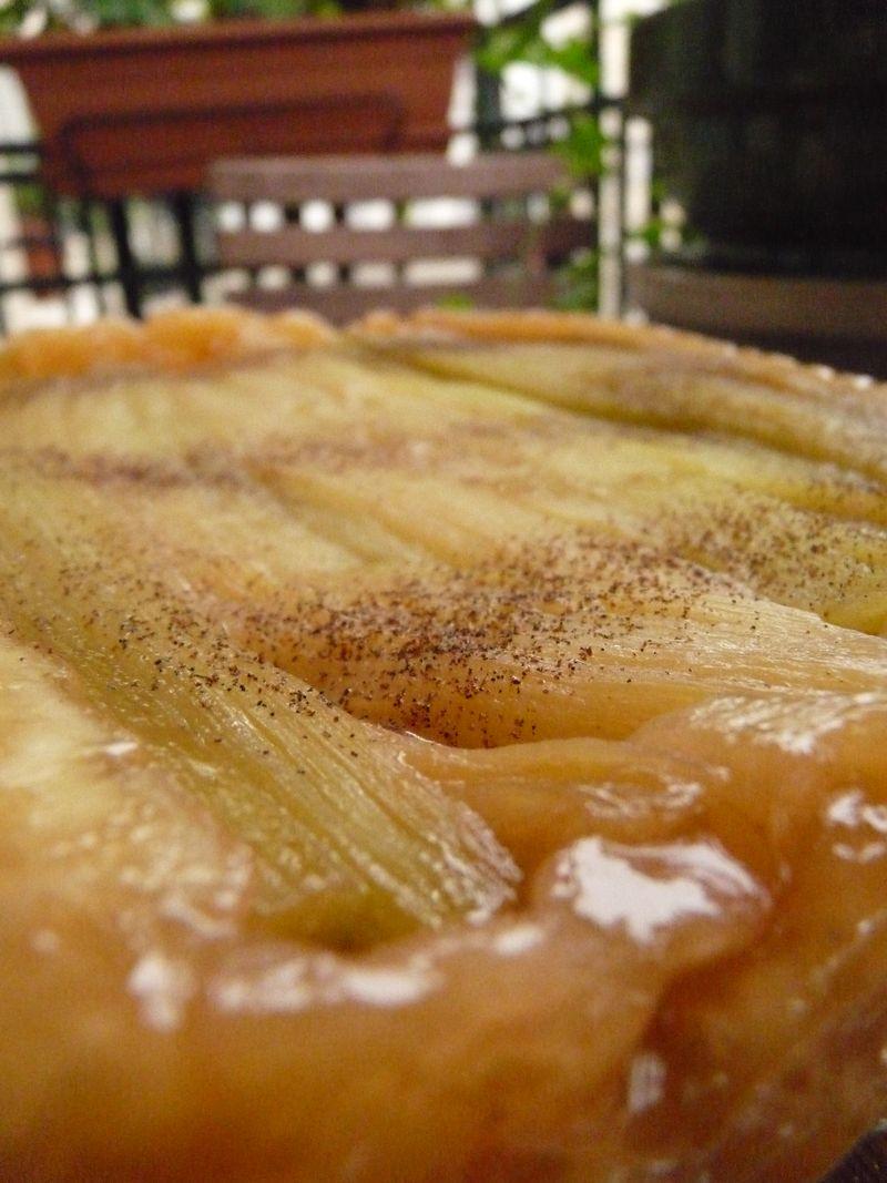 Tarte tatin à la rhubarbe Tarte tatin à la rhubarbe