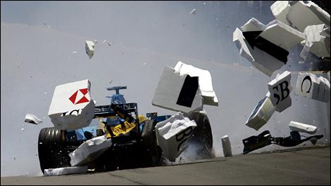 Crash en F1