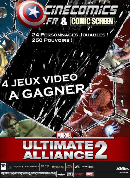 concours Marvel ultimate alliance 2