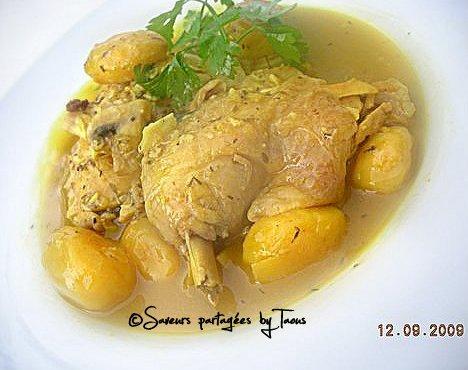 Fricassée de volaille aux pommes de terre