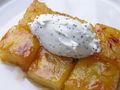 Poires rôties au caramel beurre salé et ma minute écolo à moi!!! Ananase au caramel beurre salé, chèvre pavot bleu