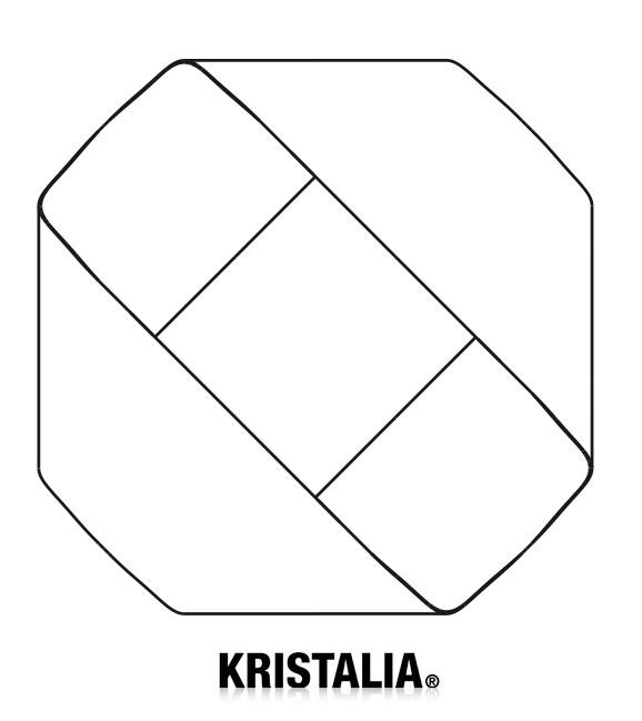 Table basse Mobius chez Kristalia, design Luciano Bertoncini
