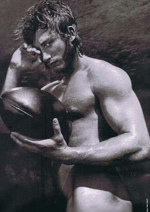 Calendrier . Les Dieux du Stade 2010 . photos – making of