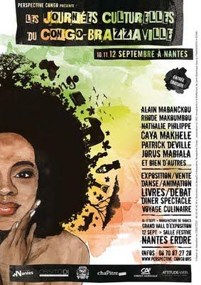Les journées culturelles du Congo Brazza à Nantes. 10 au 12 sept