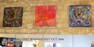 Une nouvelle vue de mon expo chez Boesner sept-oct 2009
