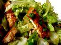 Crème de laitue au chèvre et aux herbes & Cuisine en fête de ce we Salade de poulet
