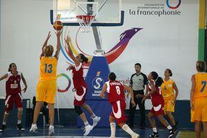 Basket Feminin : Chypre - Tunisie - VIes Jeux de la Francophonie, Salle Saeb Salam, Beyrouth - Liban © Photo Jean-Yves Ruszniewski / CIJF