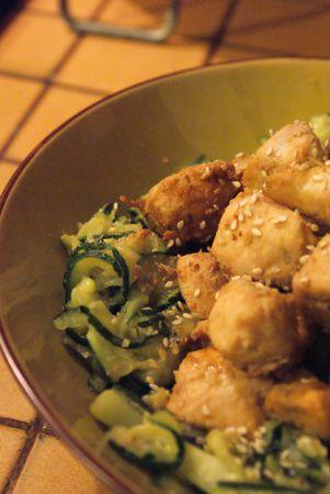 Poulet teriyaki et tagliatelles de courgette poulet_teriyaki