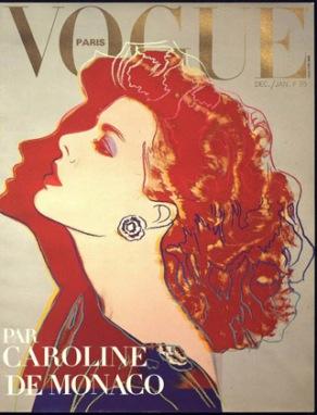 1983 decembre Caroline de Monaco Andy Warhol Francine Crescent