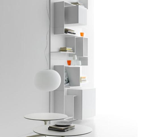 8 Modules blancs d’aménagement & rangement by MDF Italia 8 Modules blancs d’aménagement & rangement by MDF Italia