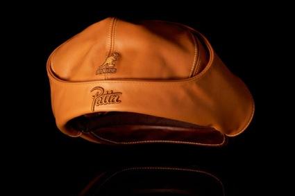 Kangol + Patta patta-kangol-leather-bugatti-hat