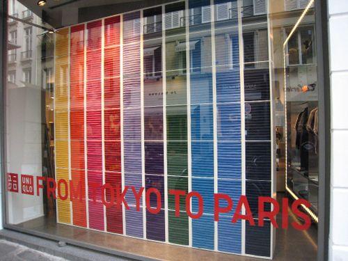Uniqlo (Acte 1) : The Colette Party Uniqlo windows