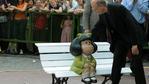 Mafalda sur son banc