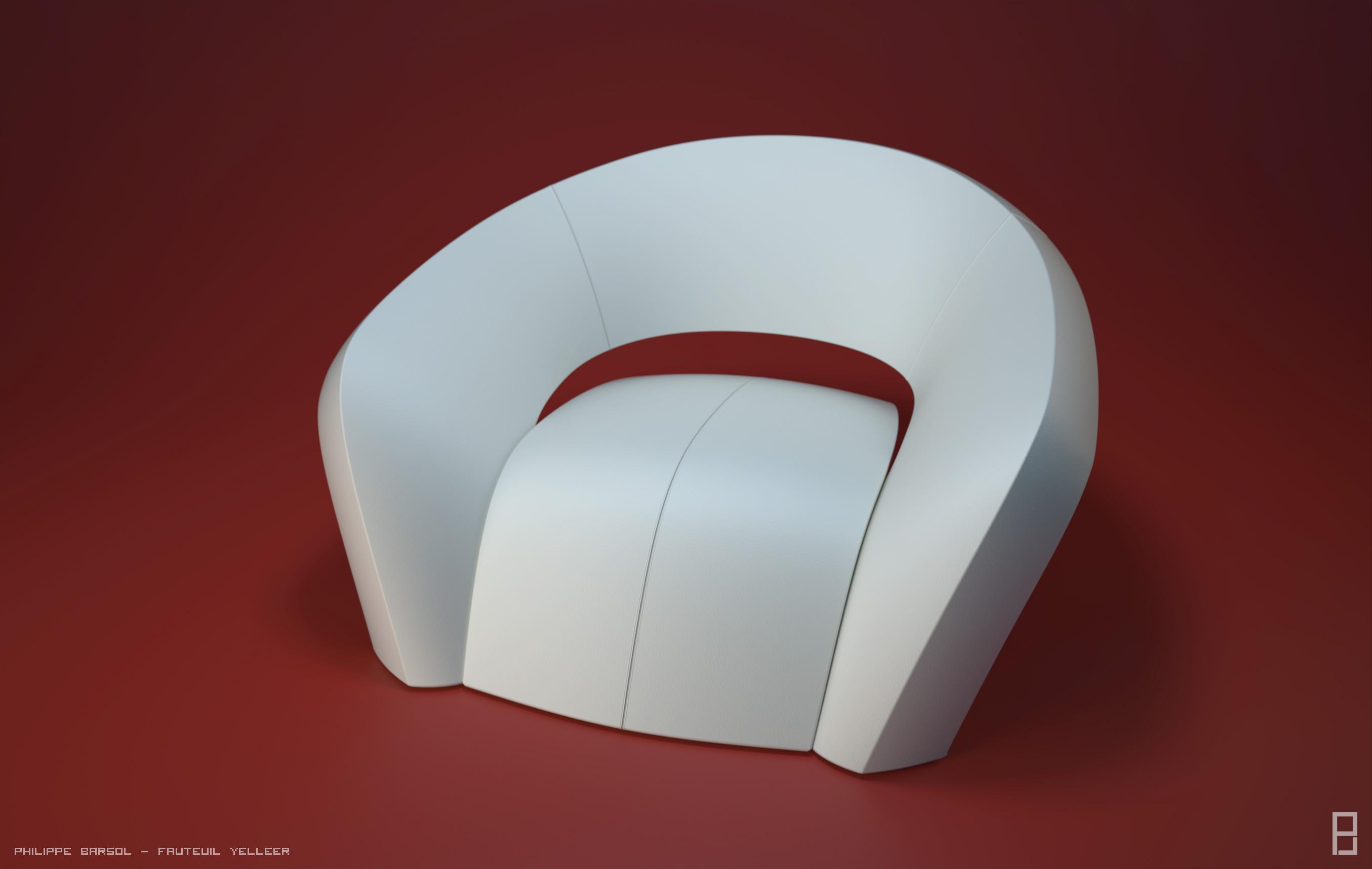 Fauteuil Yelleer par Philippe Barsol http://www.philippebarsol.com/portfolio/philippe-barsol_yelleer_03.jpg