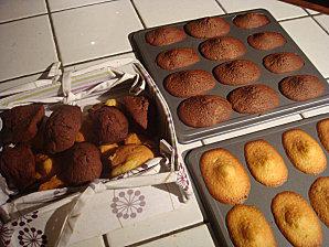 Madeleines Chocolat & Noisettes-Amandes