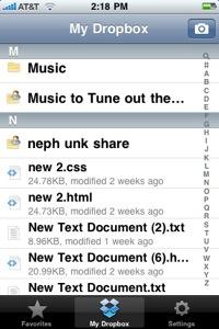 dropbox-iphone-3 iphone dropbox 1 Dropbox pour iPhone est maintenant disponible