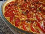 Tarte aux tomates & mozzarella