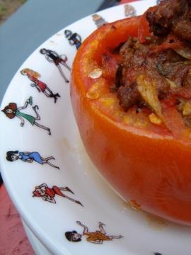 Tomates farcies, pas si classique mais très efficace ma tomate tomates-farcies