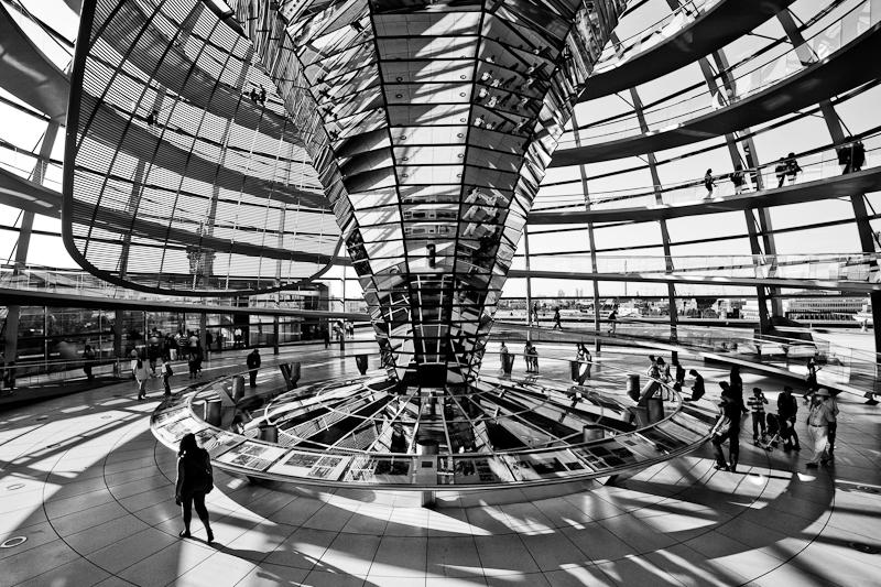 Berlin 2009 : Le Reichstag, intérieurs 1