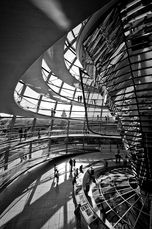 Berlin 2009 : Le Reichstag, intérieurs 2