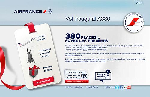 Vol inaugural A380, Air France Vol inaugural A380, Air France