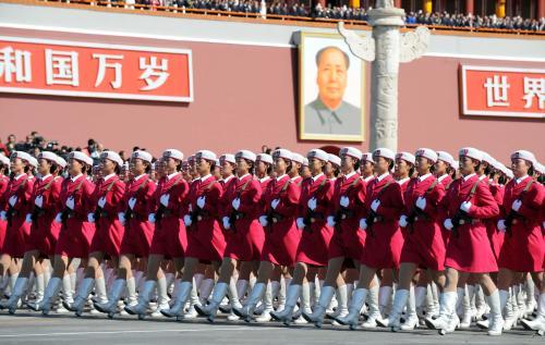 Défilé militaire en Chine